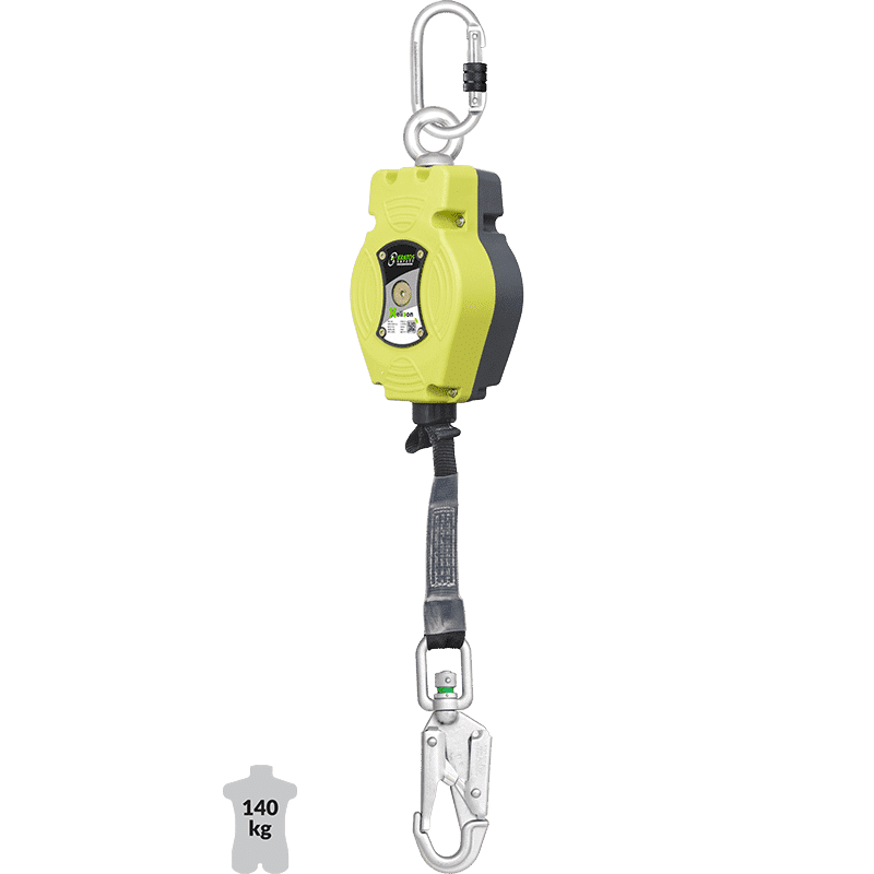 ANTI-CHUTE RAPPEL AUTOMATIQUE À SANGLE - SANS ABSORBEUR 4 ANTI-CHUTE RAPPEL AUTOMATIQUE À SANGLE - SANS ABSORBEUR | DOR INDUSTRIE