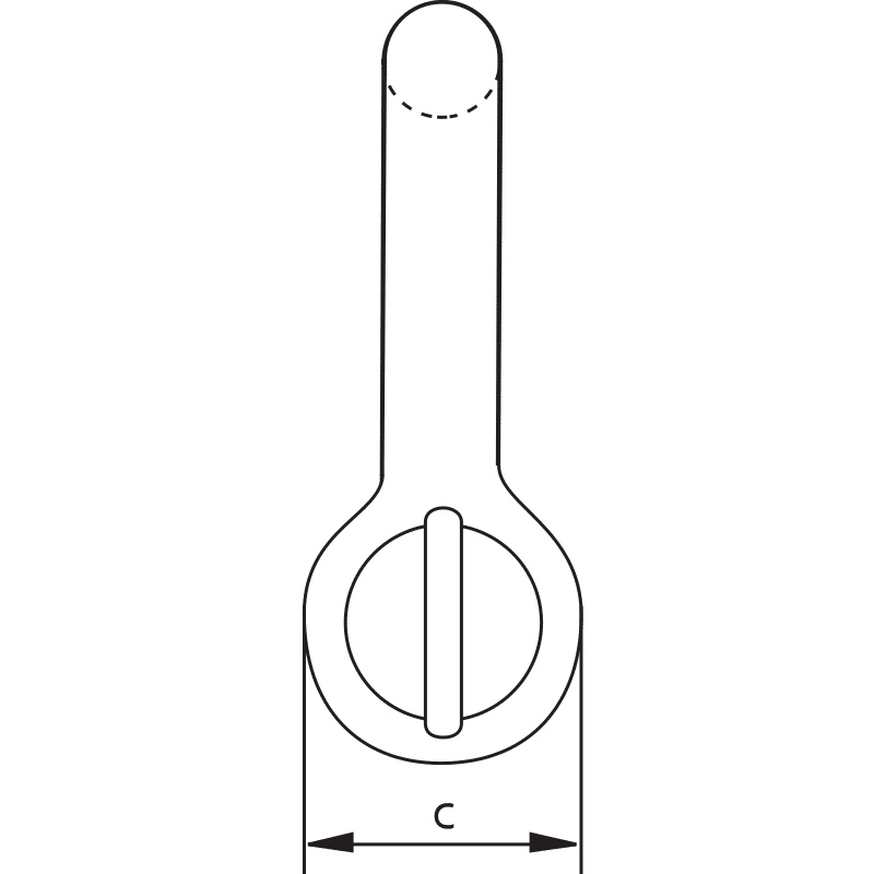 MANILLE DROITE AXE VISSÉ HR STANDARD 5 MANILLE DROITE AXE VISSÉ HR STANDARD – Image 3