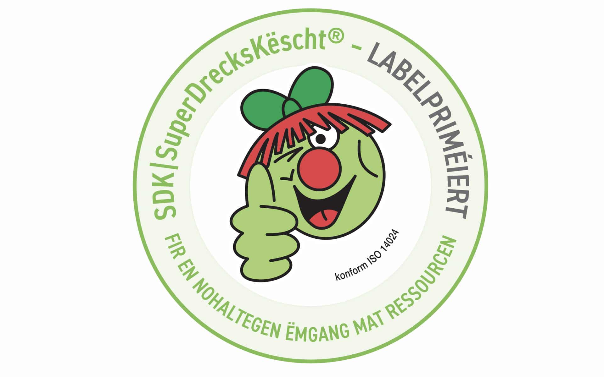 DOR INDUSTRIE obtient la certification environnementale SuperDrecksKëscht®
